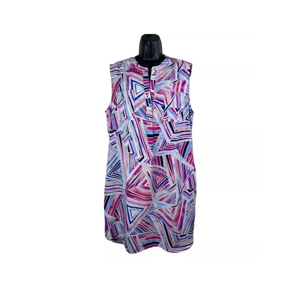 Attention Dress Womens Size 2X Sleeveless Colorful Lightweight Bohemian